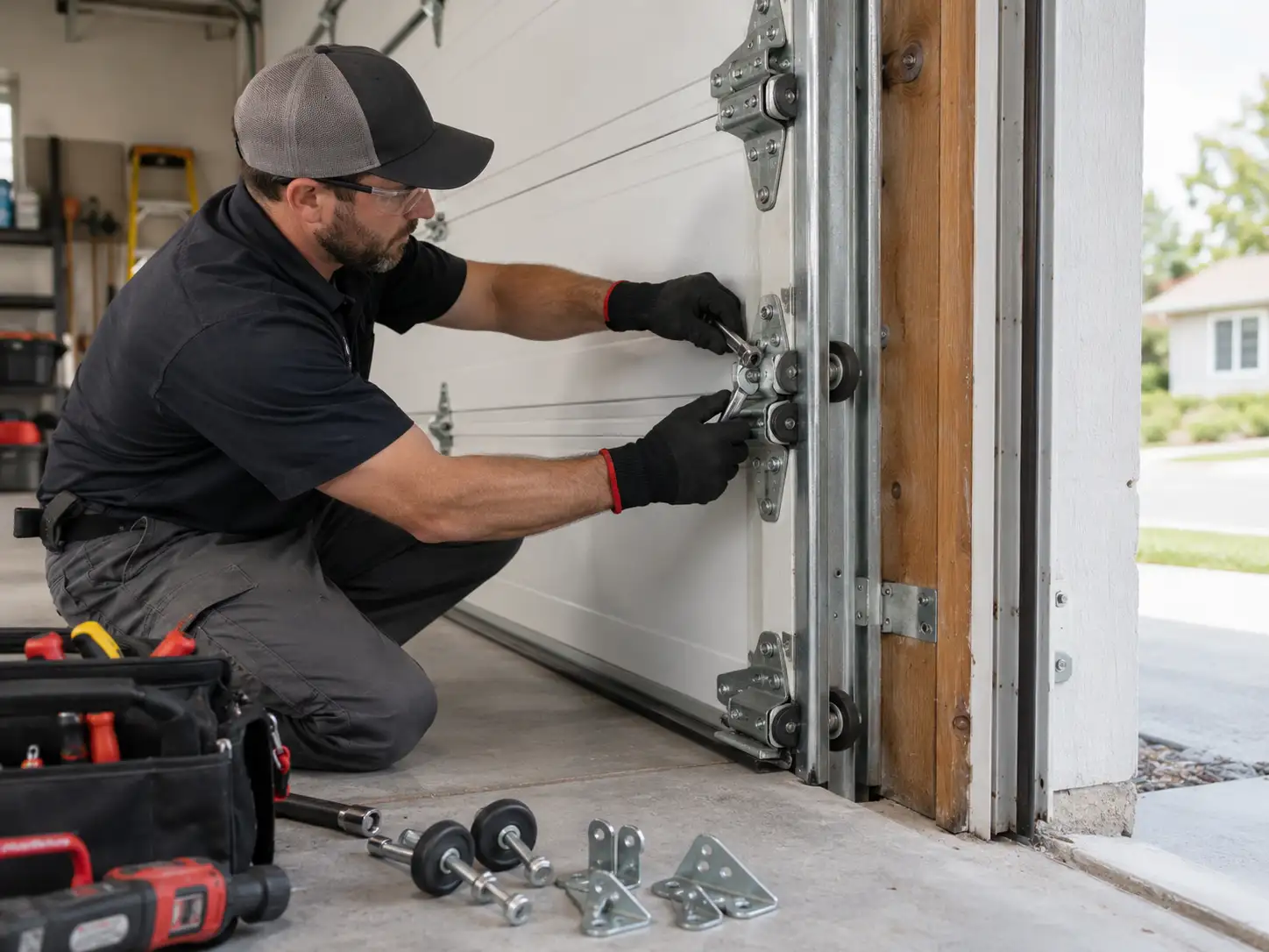 Garage door repair service